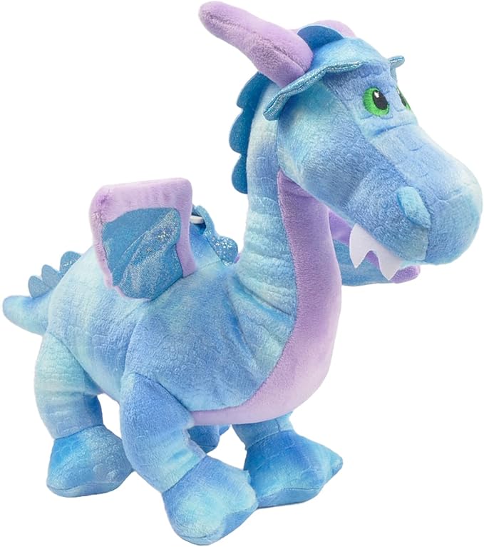 linzy toys,龙长毛绒小猪存钱罐,蓝色 - 玩具 - 亚马逊中国